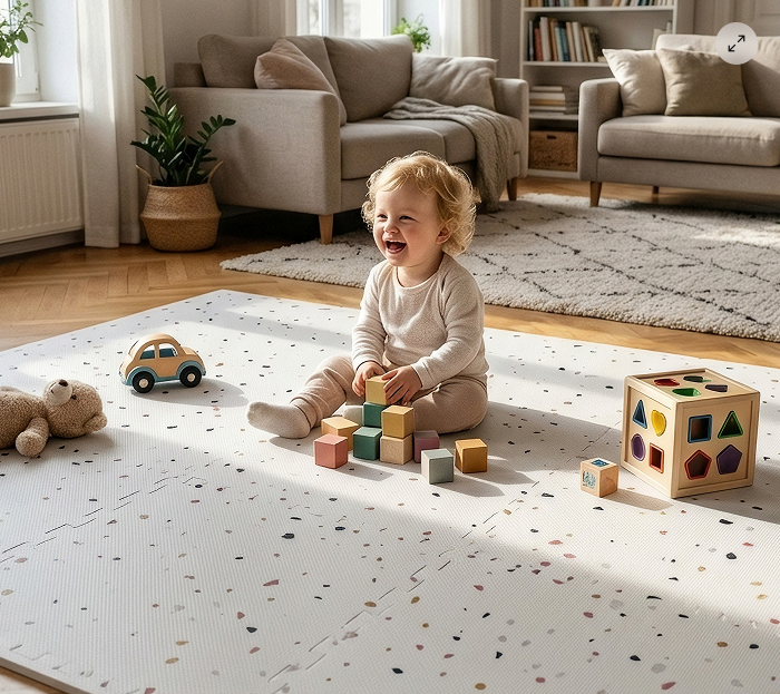 Blush White Terrazzo